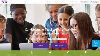 TCI: Curriculum for Teachers & Textbook Publishing Company