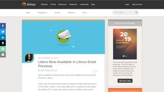 Libero Now Available in Litmus Email Previews