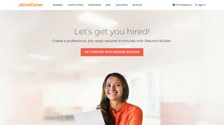 LiveCareer: Professional Resumes & Cover Letters