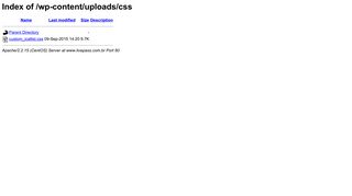Index of /wp-content/uploads/css - Livepass