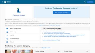 The Loomis Company: Login, Bill Pay, Customer Service and Care ...