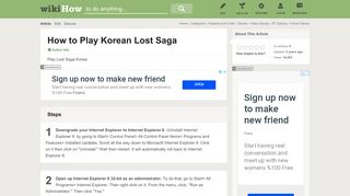 How to Play Korean Lost Saga - wikiHow