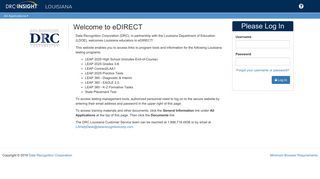eDIRECT - DRC Portal