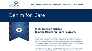 Denim for iCare | iCare Foundation