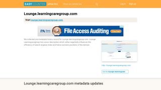 Lounge.learningcaregroup.com - Easycounter