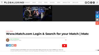 Www.Match.com Login & Search for your Match | Matc | Global Grind