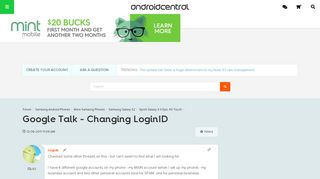 Google Talk - Changing LoginID - Android Forums at ...
