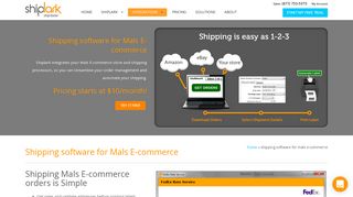Shipping Software for Mals E-commerce, Shiplark by Webgility ...