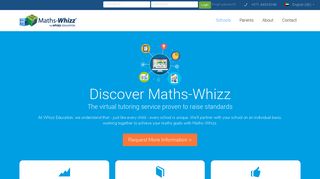 Online Maths Service for Schools | Whizz Education
