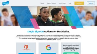 Single Sign On with Mathletics - ZA Mathletics