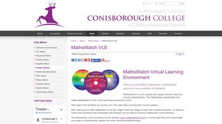 MathsWatch VLE - Conisborough College
