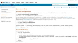 Log In to the Cloud - MATLAB & Simulink - MathWorks