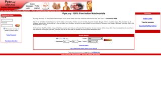 Pyar.org - 100% Free Indian Matrimonials with photos