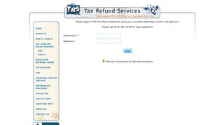 Dealership Login - TRS Tax Max