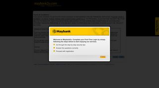 Terms & Conditions - Maybank2u