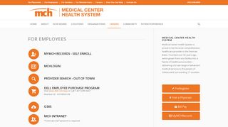 For Employees | Medical Center Health System