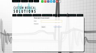 Employee Login - Custom Medical Solutions