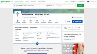 Working at Mercy Medical Center - Des Moines | Glassdoor