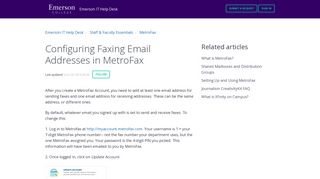 Configuring Faxing Email Addresses in MetroFax – Emerson IT Help ...