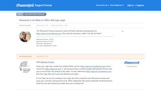 Password is not filled on Office 365 login page — 1Password Forum