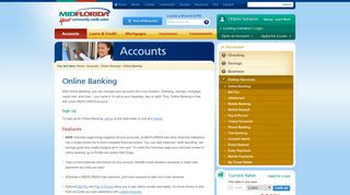 Online Banking & Account Management | MIDFLORIDA Credit Union