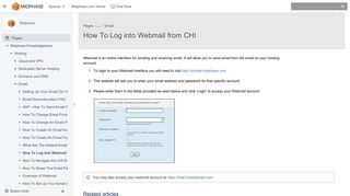 How To Log into Webmail from CHI - Midphase - Midphase ...