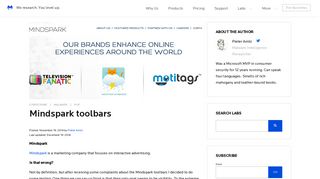 Mindspark toolbars - Malwarebytes Labs | Malwarebytes Labs