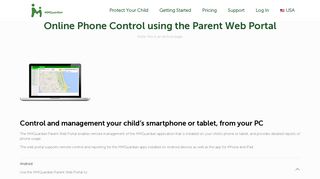 Online Phone Control using the Parent Web Portal – MMGuardian