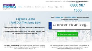 Logbook Loans - Same Day Payout | Mobile Money Ltd