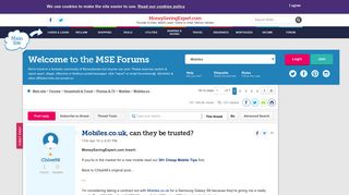 Mobiles.co.uk, can they be trusted? - MoneySavingExpert.com Forums