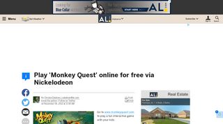 Play 'Monkey Quest' online for free via Nickelodeon | AL.com