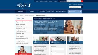 Mortgage and Home Loan Online Servicing Center |Arvest Bank
