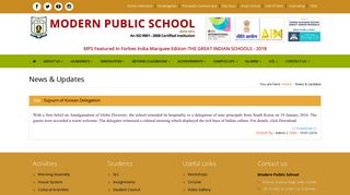 News & Updates - :: Welcome : Modern Public School :: Powered By ...