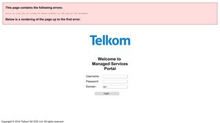MSP Login - Telkom
