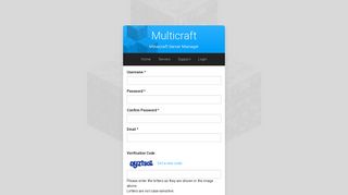 Multicraft - Register