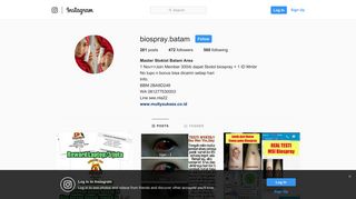 Master Stokist Batam Area (@biospray.batam) • Instagram photos and ...
