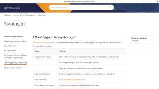 I Can't Sign in to my Account – Etsy Help - help on Etsy