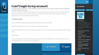 I can't login to my account | Music Theatre International