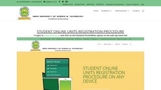 student online units - Meru University of Science and Technology