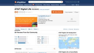 AT&T Digital Life Reviews - 200 Reviews of My-digitallife.att.com ...