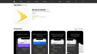 My Sprint Mobile on the App Store - iTunes - Apple