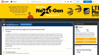 Sprint.com will not let me sign into my sprint account at all ...