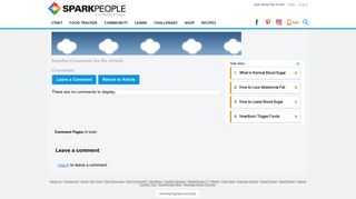 Comments About How to Use SparkPeople When You Have ...