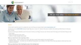 Claims - Assurant Renters Insurance