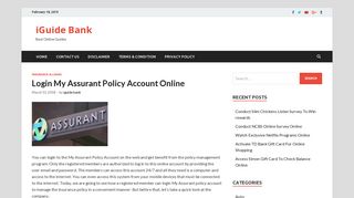 www.myassurantpolicy.com – Login My Assurant Policy Account ...