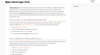 Mybpcreditcard Login Portal