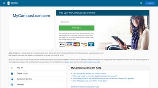MyCampusLoan.com: Login, Bill Pay, Customer Service and Care ...