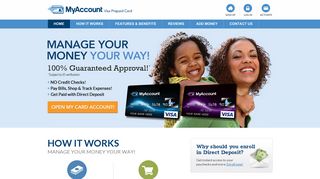 MyAccount.com Visa® Prepaid Card
