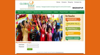 Myclassboard Login Globaledge School Madhapur