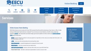 Online Access Home Banking - EECU